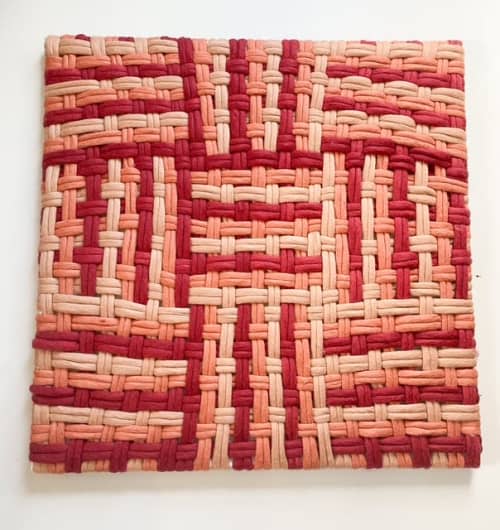 Modern Woven Art | Tapestry in Wall Hangings by Courtney Cosgriff. Item made of wool & fiber compatible with contemporary and eclectic & maximalism style