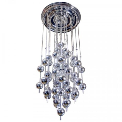 MV3026 METTALIC | Chandeliers by alanmizrahilighting | New York in New York. Item composed of metal & glass