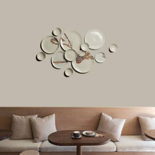 Boya Val Wall Art 2 | Wall Sculpture in Wall Hangings by Boya Porcelain. Item made of ceramic works with mediterranean style