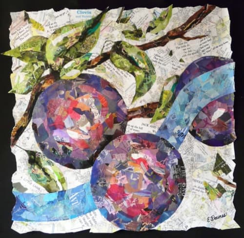 Plums | Paintings by Eileen Downes | Valley Childrens Hospital in Fresno