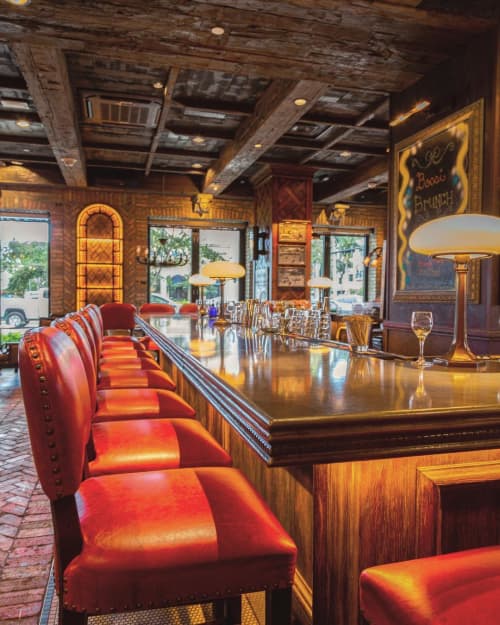 Concrete Countertop by JM Lifestyles at Louie Bossi's Ristorante Bar Pizzeria, Fort Lauderdale