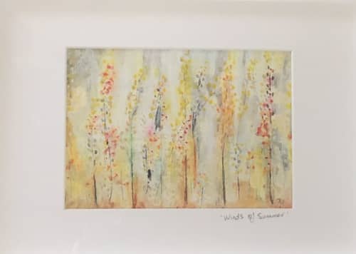 Winds of Summer | Watercolor Painting in Paintings by KARDIMAGO. Item made of paper & synthetic