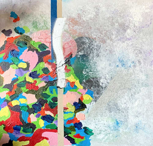 Babe 1 | Oil And Acrylic Painting in Paintings by ManikaSF. Item composed of canvas and synthetic