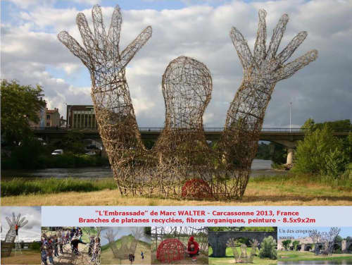 L'Embrassade / The Hug | Public Sculptures by Marc WALTER