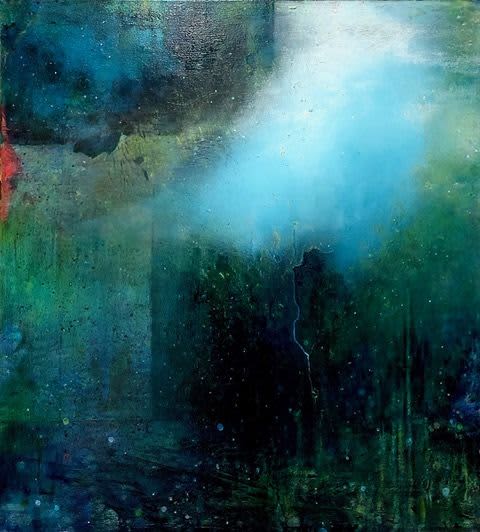 Landing 5 | Oil And Acrylic Painting in Paintings by Virginia Bradley Art. Item made of canvas with synthetic