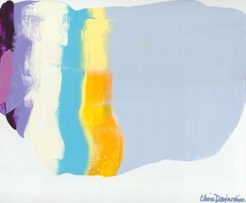 Love 18 | Oil And Acrylic Painting in Paintings by Claire Desjardins. Item composed of canvas