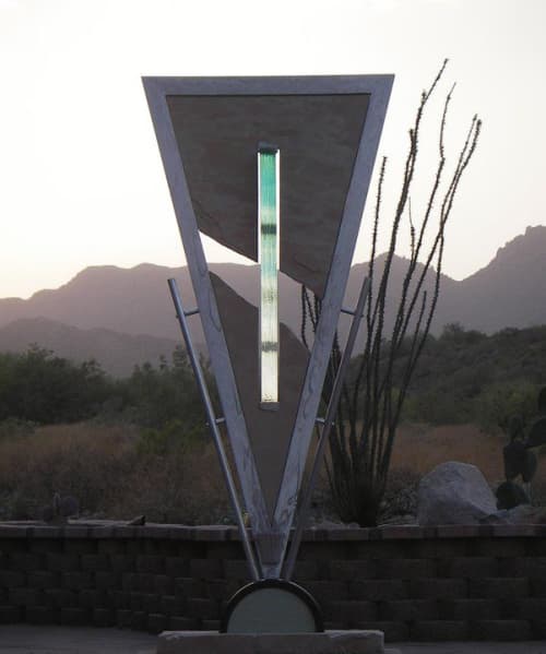 Balance | Public Sculptures by Brian Schader. Item composed of steel and glass