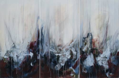 Hawks Series 143 | Oil And Acrylic Painting in Paintings by Lisa Ochowycz. Item composed of canvas & synthetic