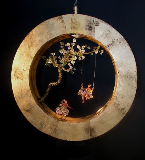 Circle Dream | Sconces by Fragiskos Bitros. Item made of brass works with modern style