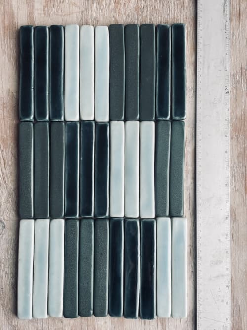 1x6 inch Standard Craftsman Field Tile | Tiles by Lea Nigel Studios. Item composed of ceramic in boho or minimalism style