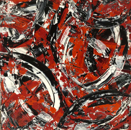 Remembering the Corvette | Oil And Acrylic Painting in Paintings by Reade C Gloeckner Fine Art. Item composed of canvas and synthetic