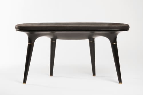 Bench001 | Benches & Ottomans by KISCOP. Item made of walnut with brass