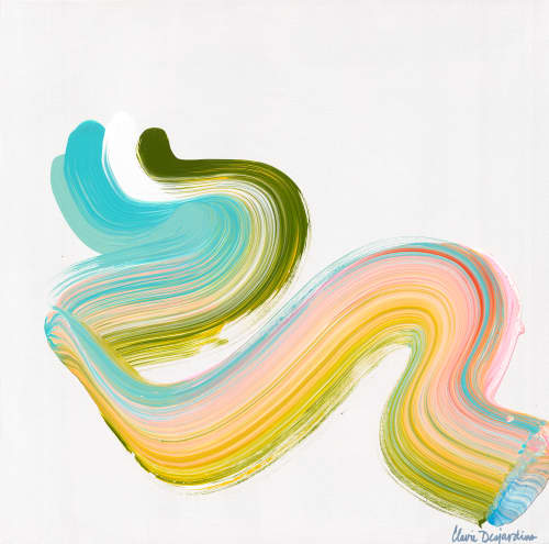 Bliss and Freedom | Oil And Acrylic Painting in Paintings by Claire Desjardins. Item made of canvas