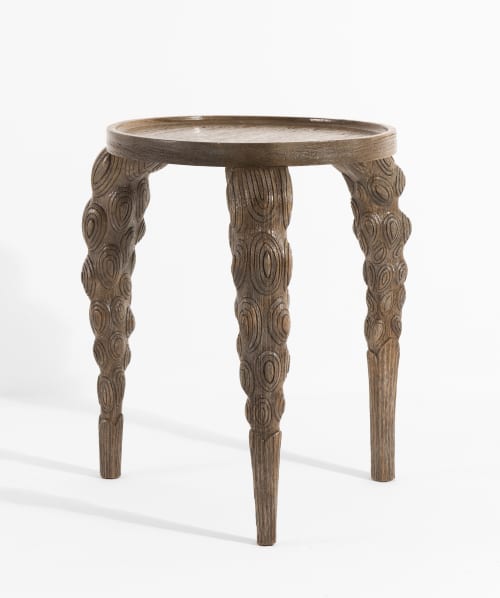 Shell Side Table | Coffee Table in Tables by ALPAQ STUDIO. Item composed of oak wood compatible with contemporary and country & farmhouse style