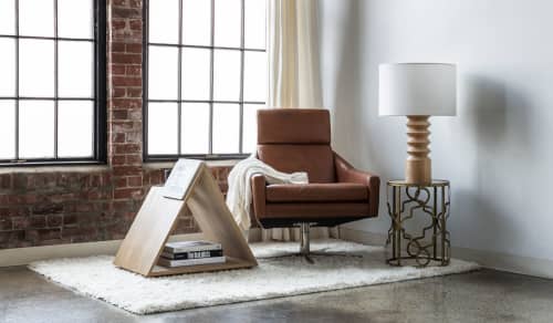 Triangle Side Table | Tables by SouleWork. Item composed of wood in minimalism or modern style
