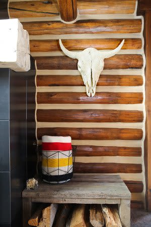 Buffalo Skull Covered with Lace | Ornament in Decorative Objects by Gypsy Mountain Skulls. Item compatible with contemporary and country & farmhouse style