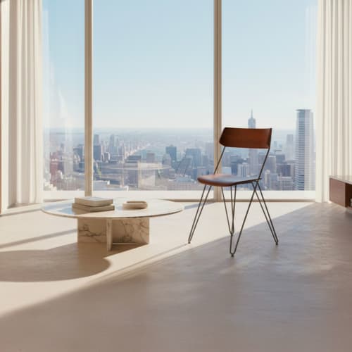 Ibsen Master Mahogany Wood Dining Chair | Chairs by GREYGE. Item composed of walnut and cotton in contemporary or modern style