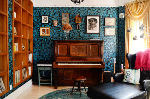 Piano | Furniture by Piedmont Piano | Summer of Love Victorian in San Francisco
