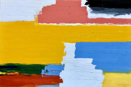 Mediterranean colors | Oil And Acrylic Painting in Paintings by Hugo Auler Jr. Art. Item made of canvas