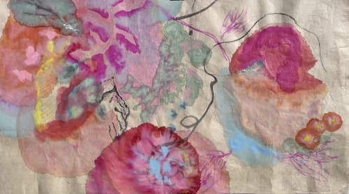 Forever True Delicate Painting on Rare Paper | Watercolor Painting in Paintings by Wyanne