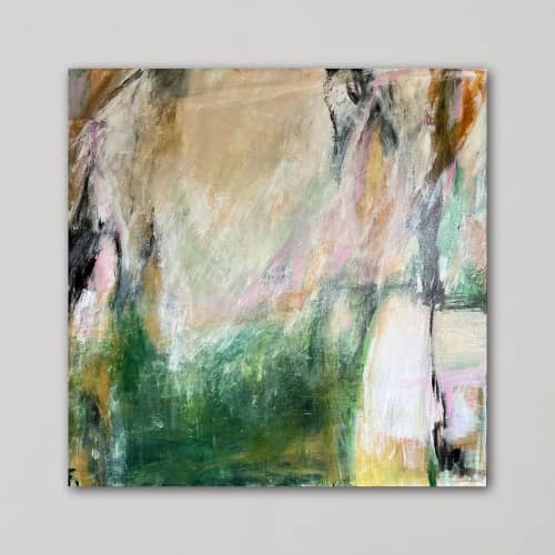 Grounded and Open | Oil And Acrylic Painting in Paintings by Melanie Biehle. Item composed of canvas in boho or contemporary style