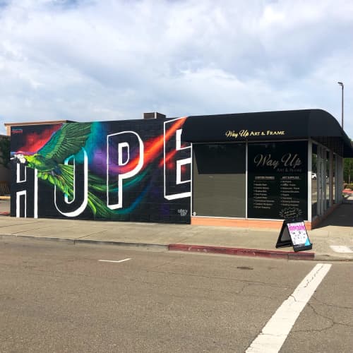 Hope | Street Murals by Fasm Creative | Livermore Mural Festival in Livermore