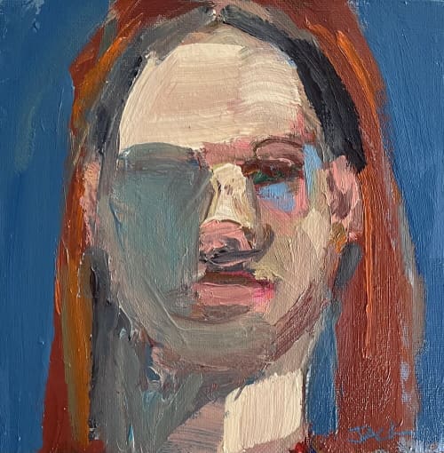 Head Study #3 | Paintings by Rebecca Jack