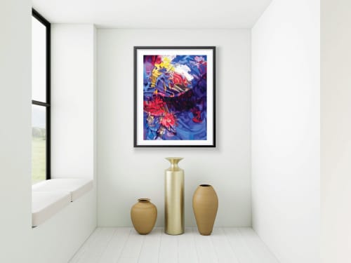 "Pliegues de Color" Limited Edition Print | Prints by Shan Richards. Item composed of paper