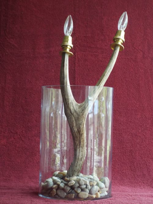 My shop | Table Lamp in Lamps by Hollow antlers. Item made of glass