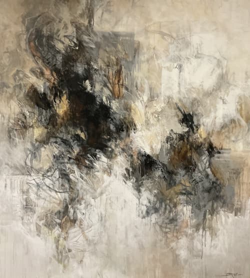 Commission an Abstract Painting similar to this. | Oil And Acrylic Painting in Paintings by Jeanette Jarville, BFA Emily Carr University of Art