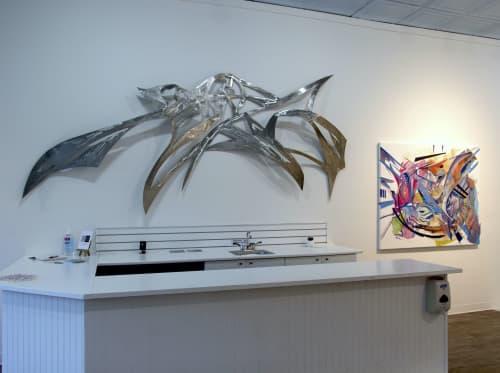 Unification #2 | Wall Sculpture in Wall Hangings by Zahra Nazari Studios. Item composed of steel