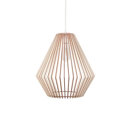 Wooden Ceiling Lamps 'Roberto 005' | Pendants by ANEKOdesign | Seazen Buffet in Lyon. Item made of wood