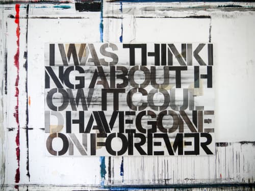 Thinking About | Mixed Media by NIKI HARE. Item composed of canvas