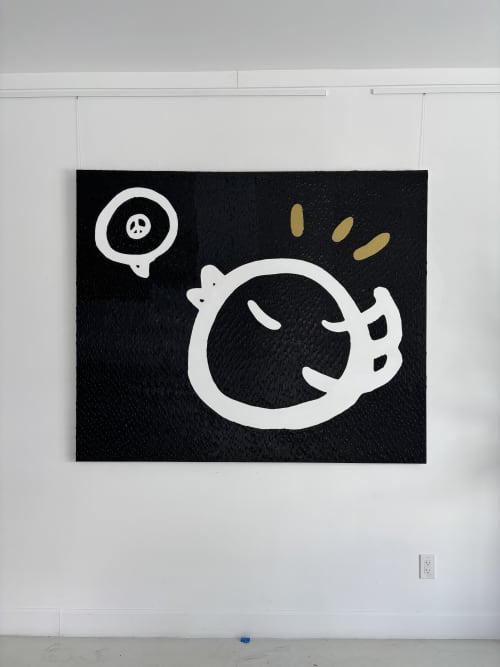 La paix la nuit | Oil And Acrylic Painting in Paintings by Jayarr Steiner