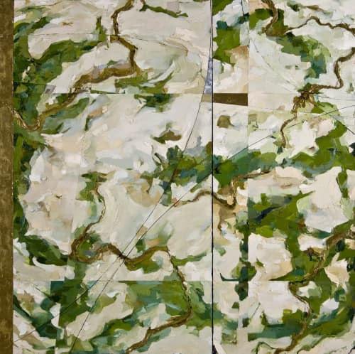 By Imperceptable Degree | Oil And Acrylic Painting in Paintings by Shawn Camp | The Austonian in Austin. Item composed of canvas and synthetic