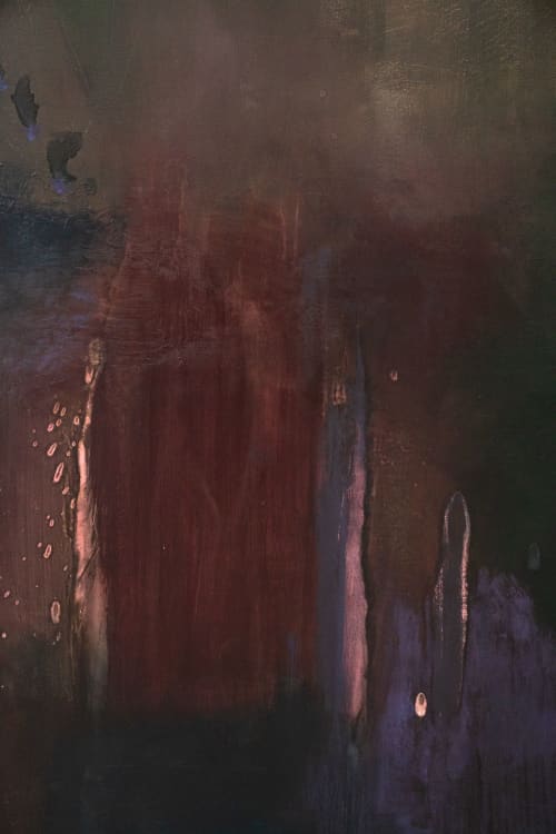 Step Into Your Power | Mixed Media in Paintings by El Løvaas. Item composed of canvas in contemporary or modern style