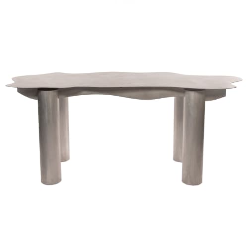 Contemporary Vanity Table | Side Table in Tables by Six Dots Design. Item composed of aluminum in contemporary or eclectic & maximalism style