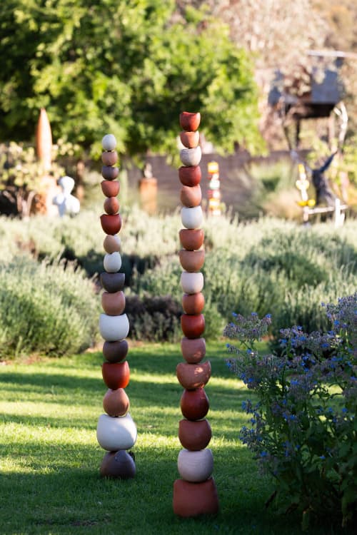 Songbirds | Sculptures by Shellie Christian Ceramics. Item composed of ceramic in contemporary or country & farmhouse style