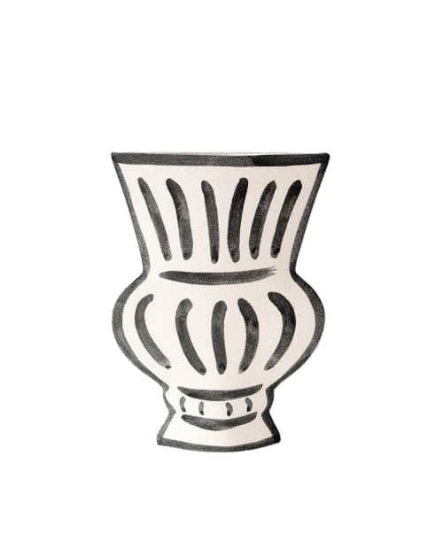 Ceramic Vase ‘Volute’ | Vases & Vessels by INI CERAMIQUE. Item composed of ceramic in minimalism or contemporary style