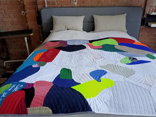 Sie sehen gut aus - Quilt | Decorative Objects by DaWitt. Item composed of cotton in art deco or modern style