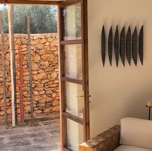 Traces of the Past and Pods | Wall Sculpture in Wall Hangings by Naja Utzon Popov. Item composed of ceramic