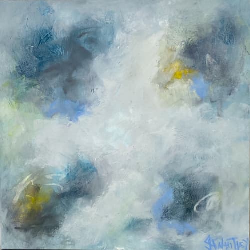 Skipping Along | Oil And Acrylic Painting in Paintings by Jessica Whitley Studio. Item made of wood with synthetic