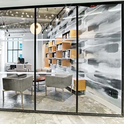 River Wallpaper | Wall Treatments by Emma Hayes | William Morris Endeavor in New York. Item made of paper