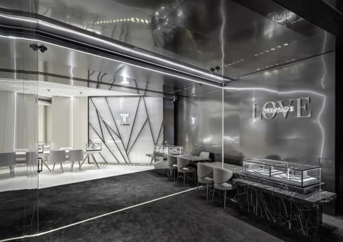 VERA WANG & CHOW TAI FOOK FINE JEWELRY K11 SHOP | Interior Design by ONE PLUS PARTNERSHIP LIMITED