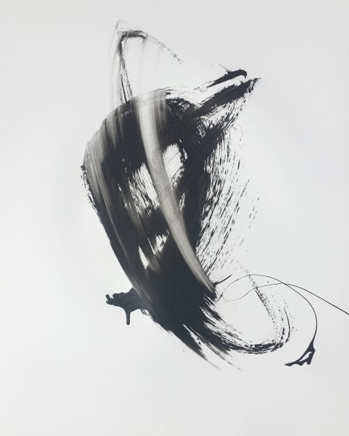Synapse | Oil And Acrylic Painting in Paintings by Misty Hughes. Item composed of synthetic