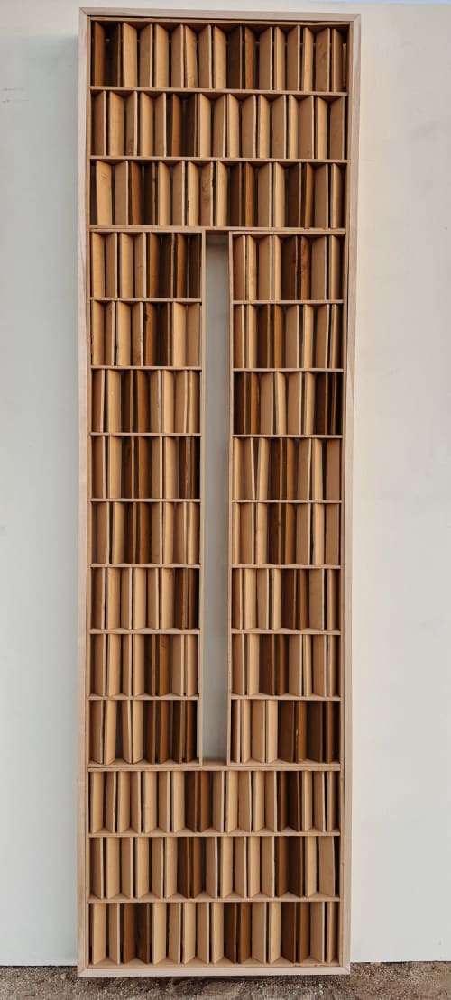 Let the Light In #3 | Decorative Objects by Aleksandra Zee. Item composed of wood compatible with minimalism and contemporary style