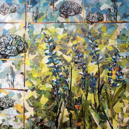Beauty and the Brain No. 4 | Paintings by Eileen Downes | Cleveland Clinic Foundation in Cleveland