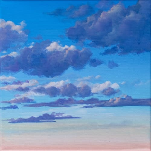 "Dichotomy" and "Serenity" | Oil And Acrylic Painting in Paintings by Nichole McDaniel | Artspace Warehouse in Los Angeles