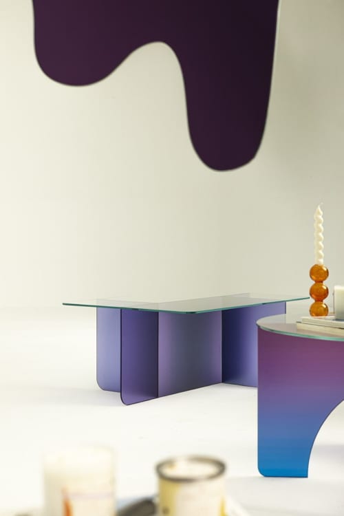 Stardust Coffee Table | Tables by STUDIO MONSOLEIL. Item made of glass works with modern style