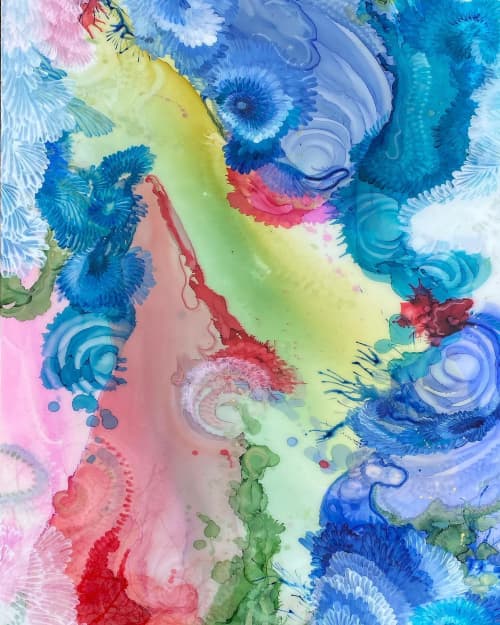 andante | Oil And Acrylic Painting in Paintings by Amanda M Moody. Item made of synthetic